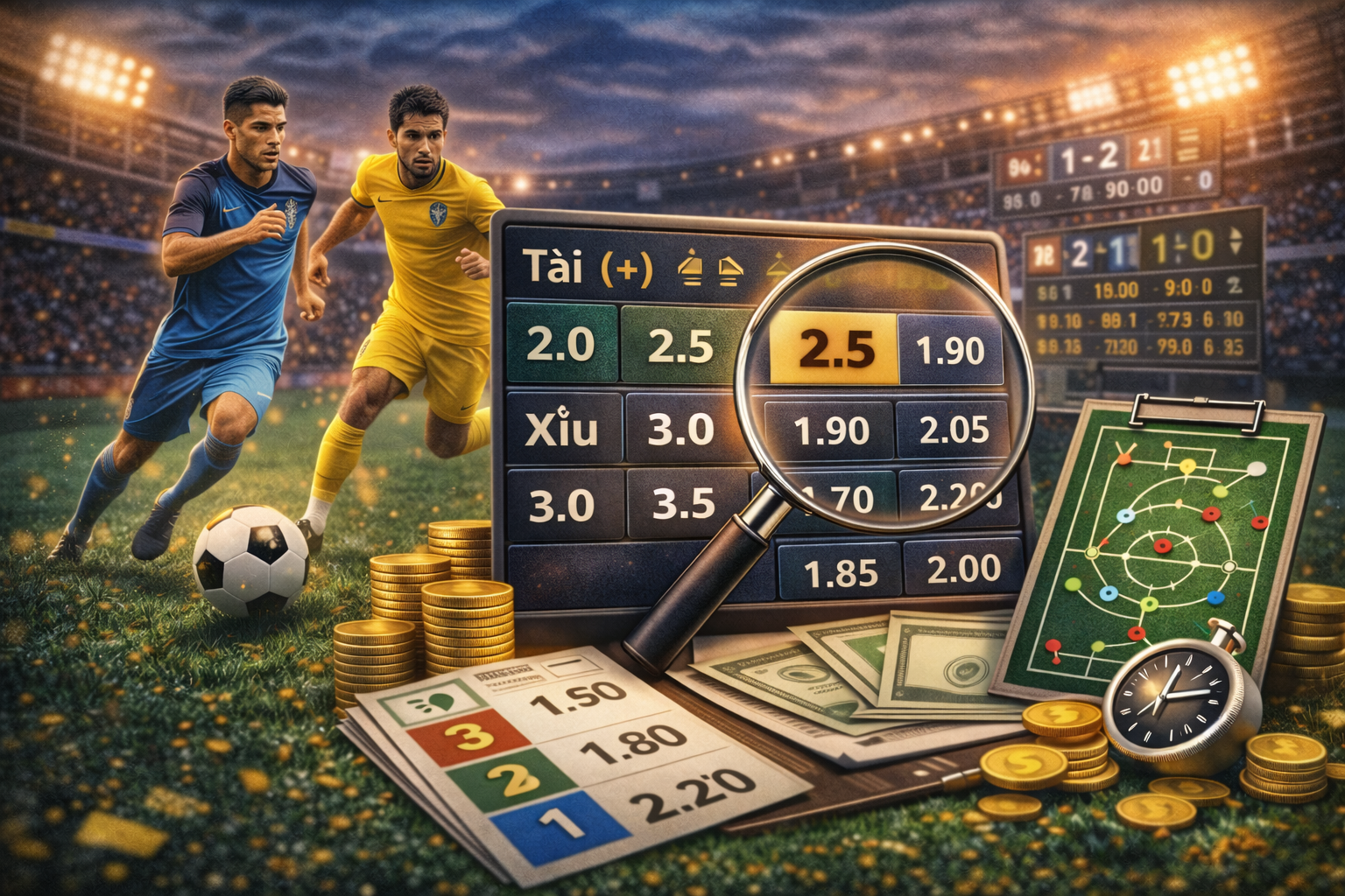 Kèo tài xỉu trong bóng đá